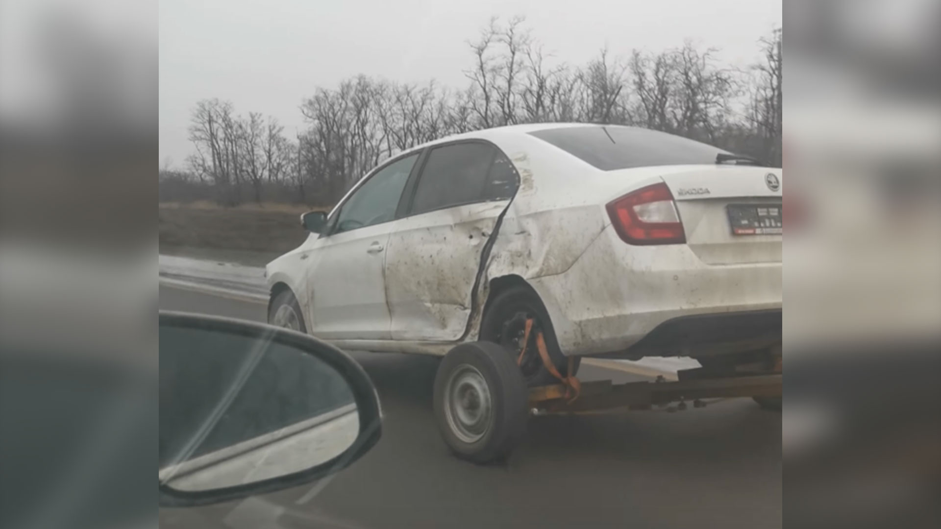 Skoda sleept zichzelf