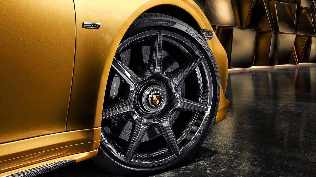 Porsche 911 Turbo S Exclusive koolstofvezel wielen