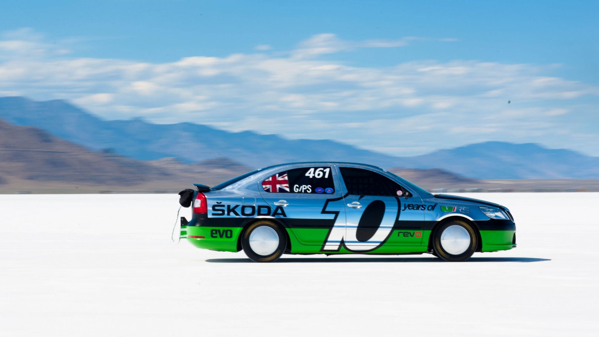 Skoda Octavia op Bonneville