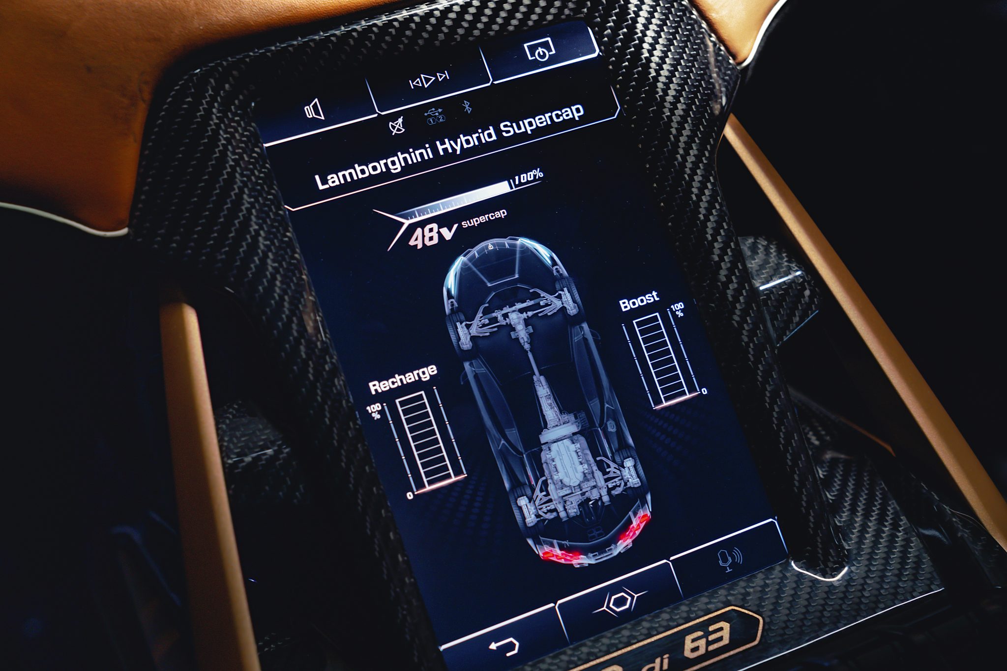 Lamborghini Sian (2021) scherm