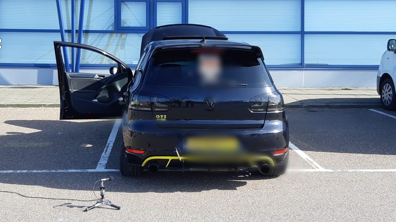 Geluidsmeting Golf GTI