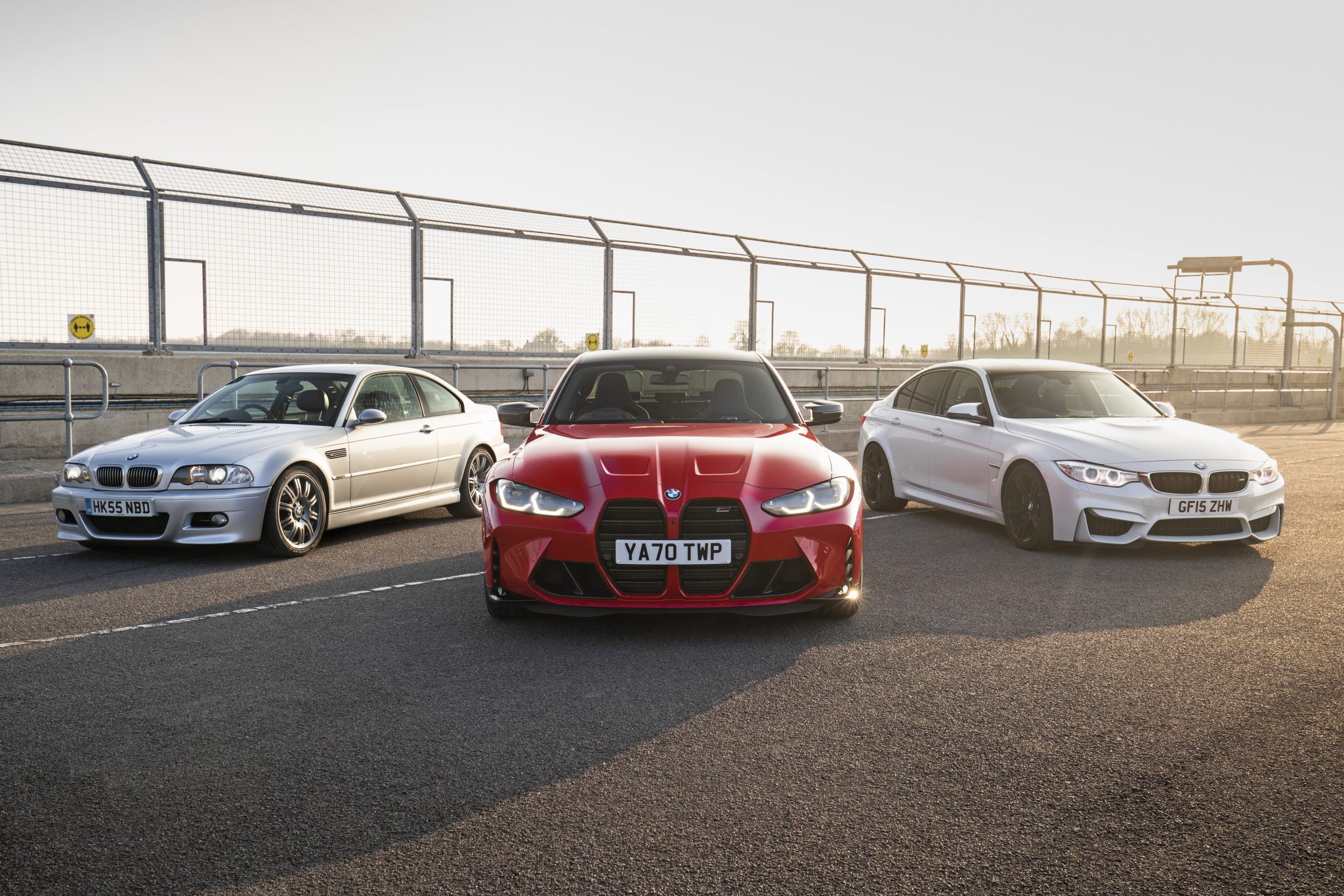 BMW M3 E46, F80 en G80