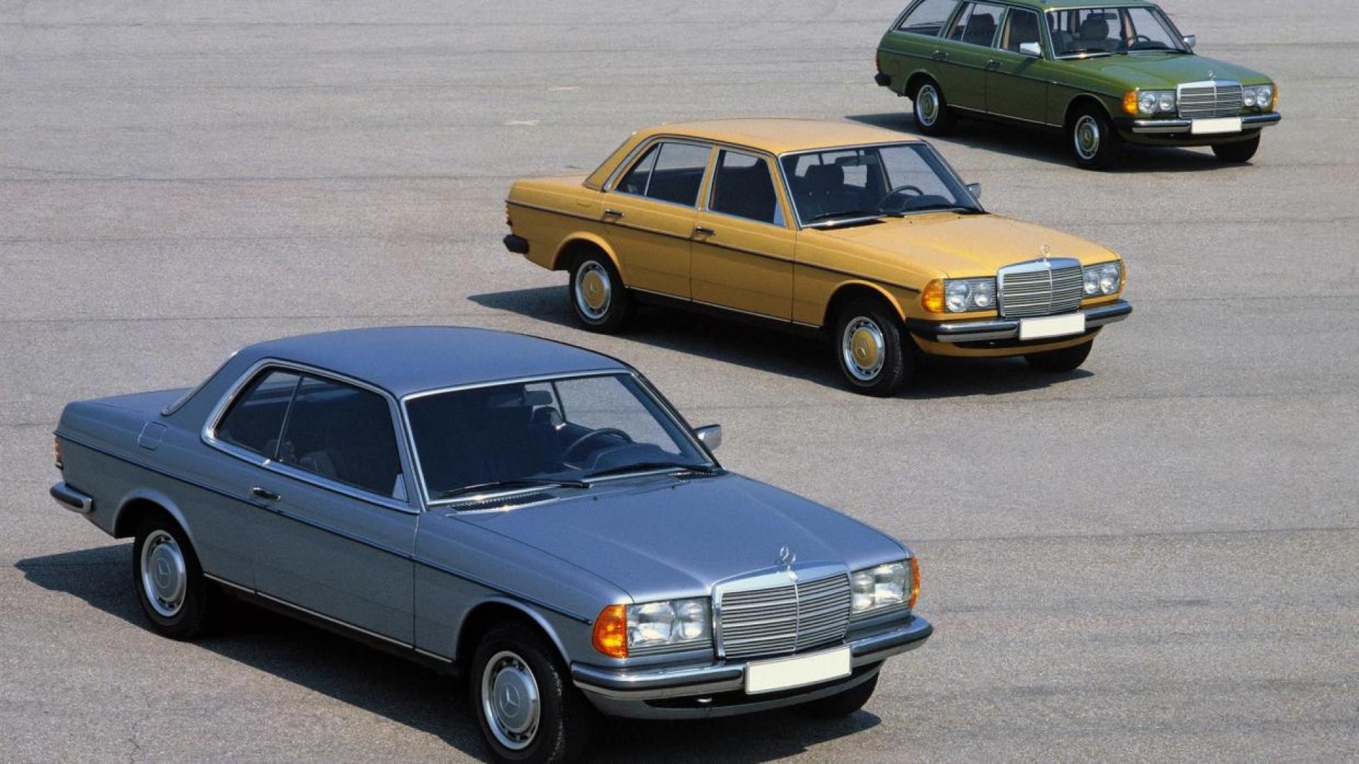 Mercedes W123 - coupe, sedan en stationwagen