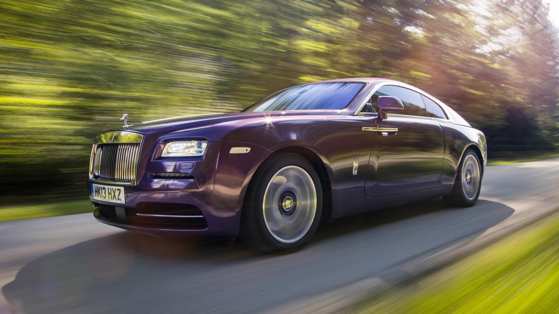 Rolls-Royce Wraith (paars)