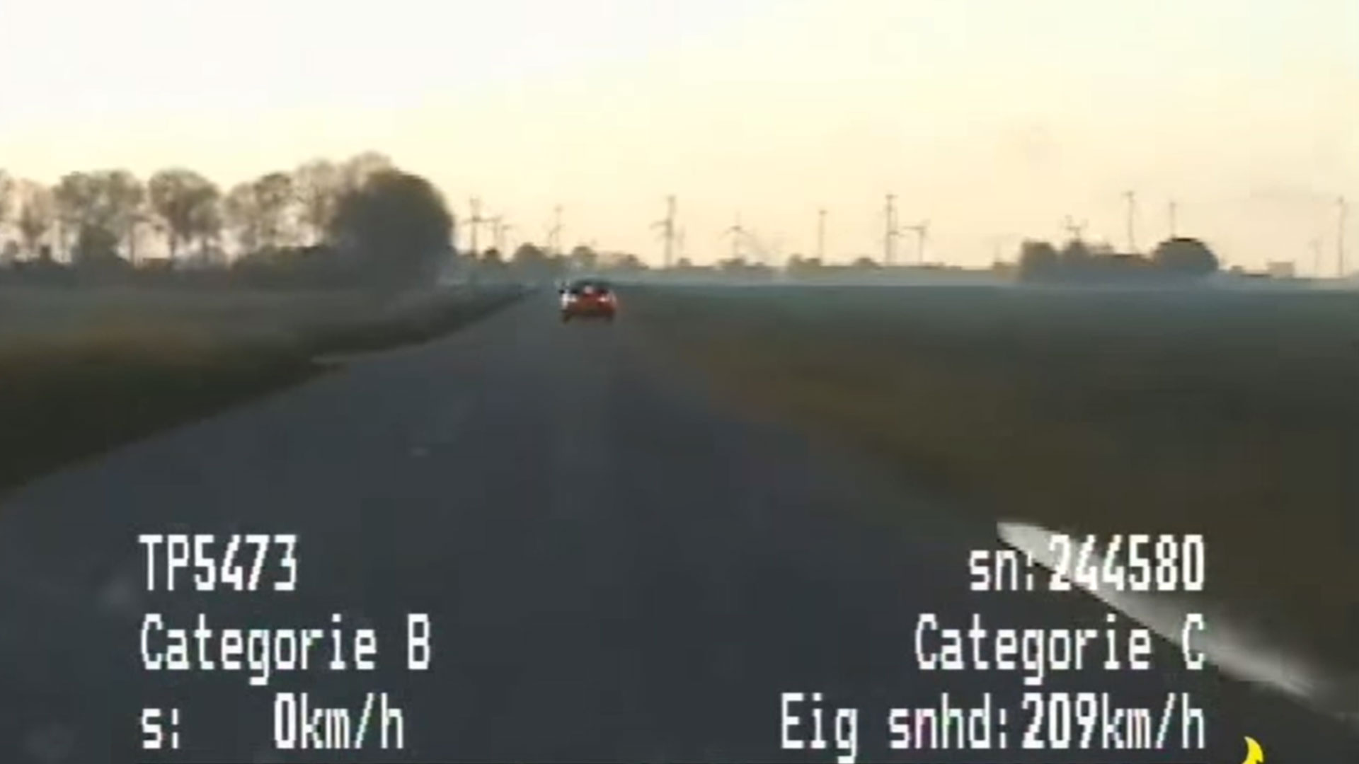Subaru Impreza rijdt 200+ waar 60 is toegestaan