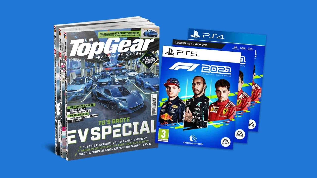 Actie: F1 2021 bij jaarabonnement TopGear