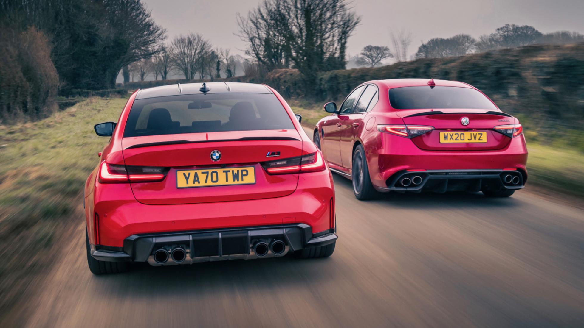 BMW M3 G80 vs Alfa Romeo Giulia Quadrifoglio