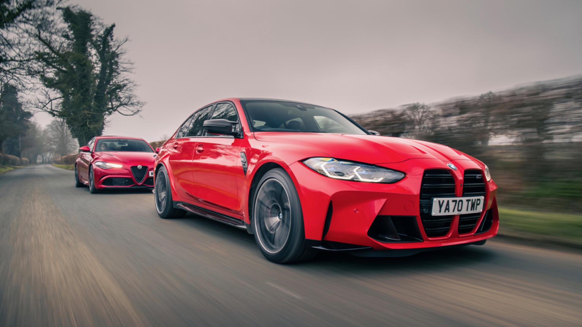 BMW M3 G80 vs Alfa Romeo Giulia Quadrifoglio