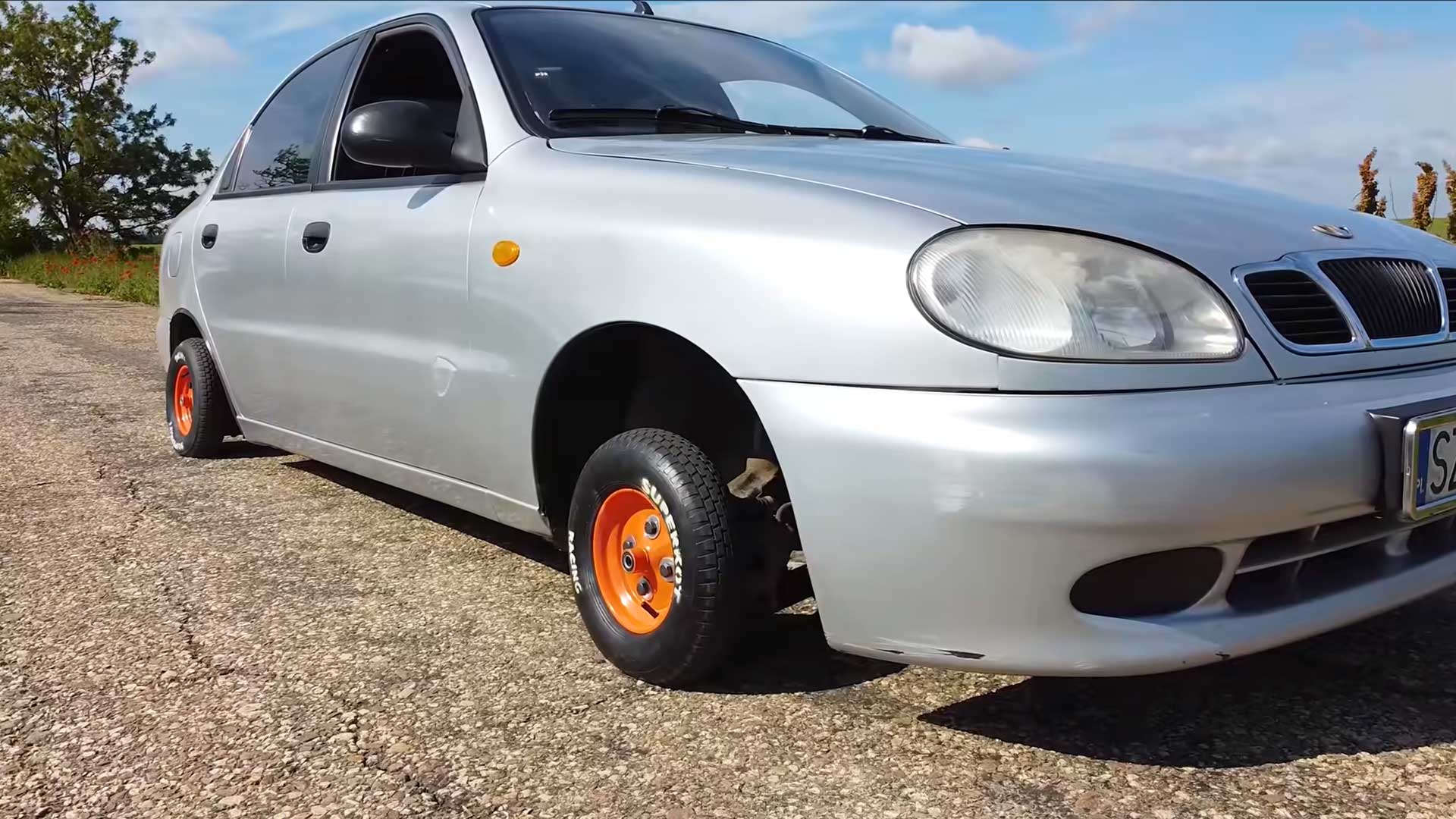 8-inch velgen onder Daewoo Lanos