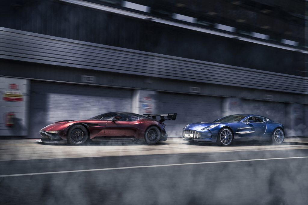 Aston Martin Vulcan en One 77