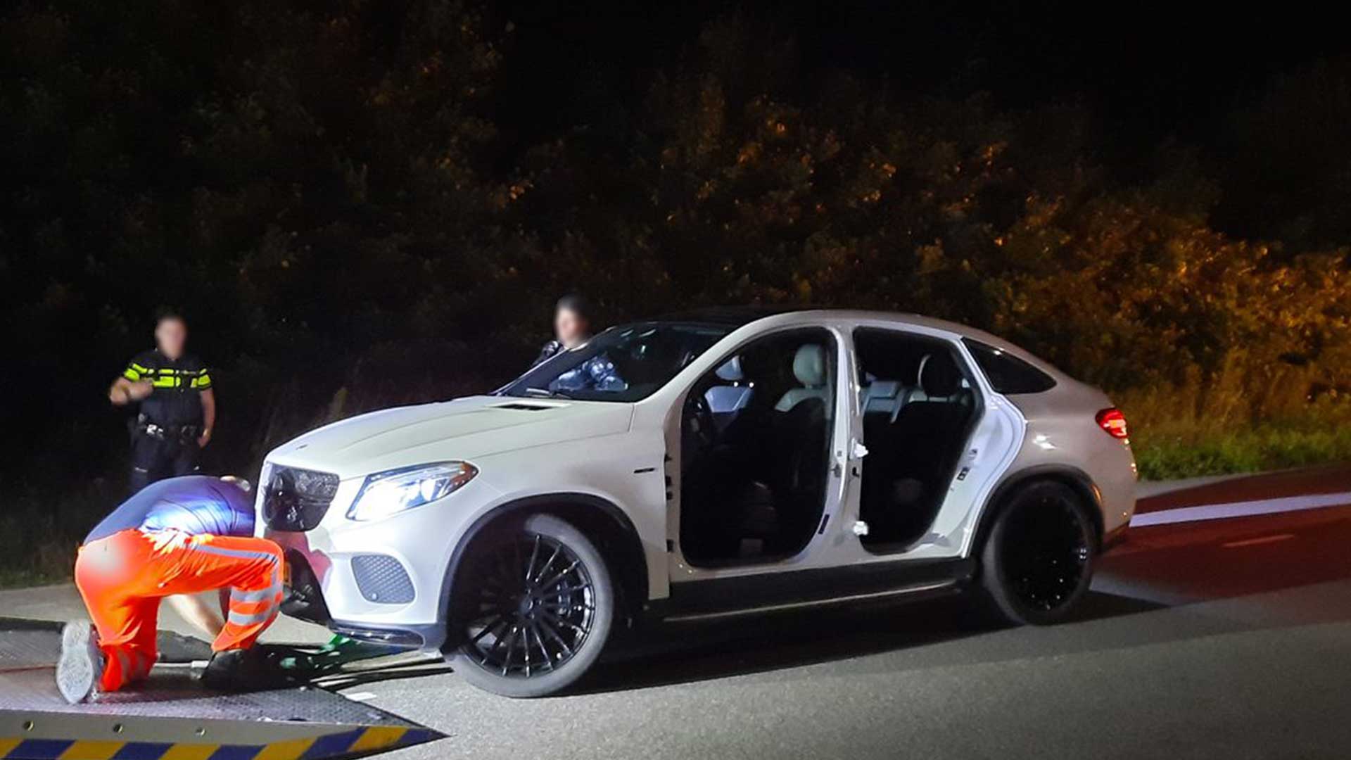 mercedes GLE zonder deuren