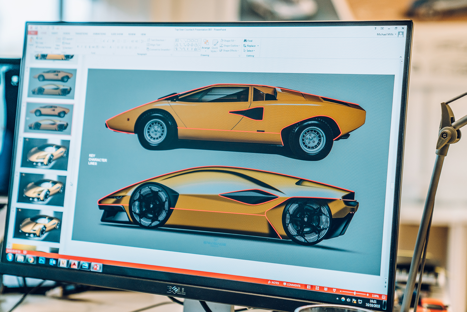 Geschiedenis van Lamborghini - Countach design
