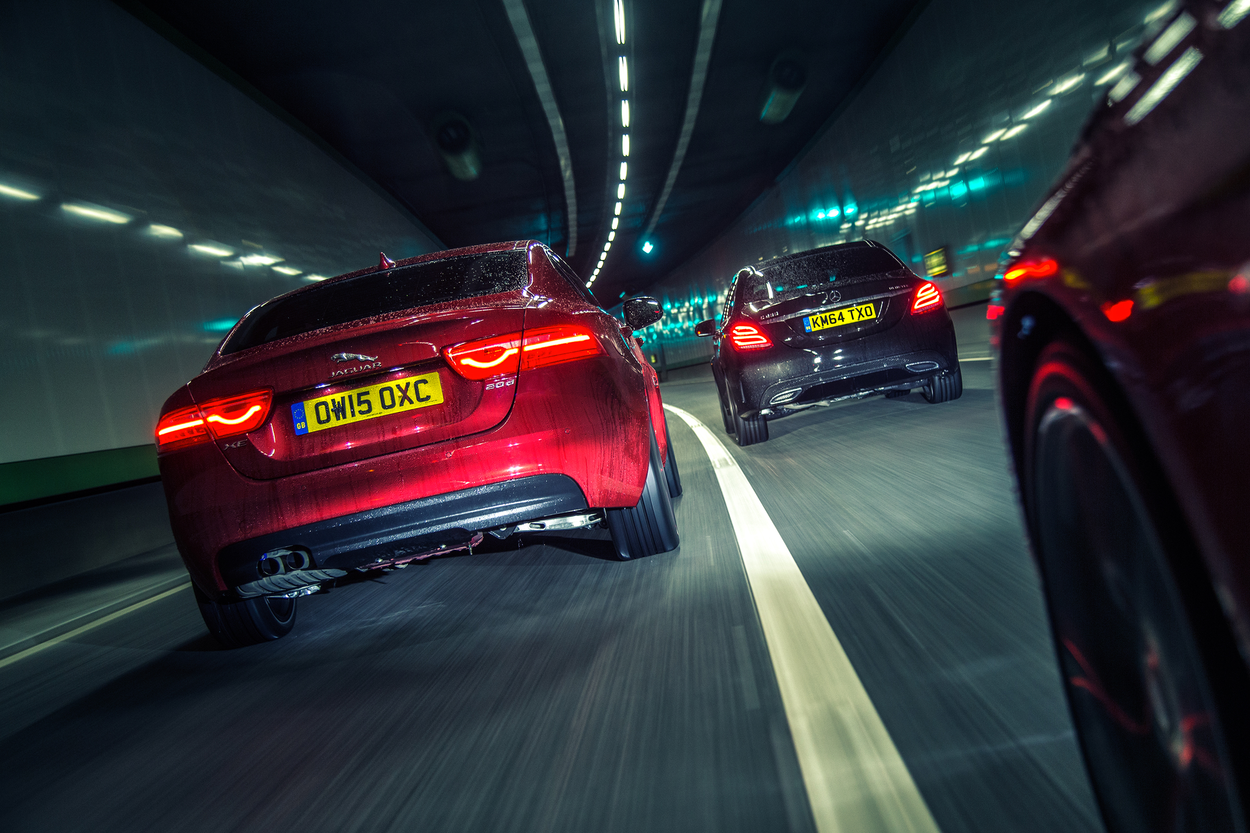 Jaguar XE vs Mercedes C-Klasse vs BMW 3-serie