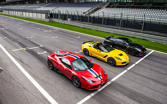 Corvette Z06 vs Ferrari 458 Speciale vs Nissan GT-R Nismo